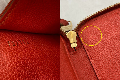 LOUIS VUITTON ルイヴィトン モノグラムアンプラント ポルトフォイユ スクレットロン オリアン M60297 中古 D4
