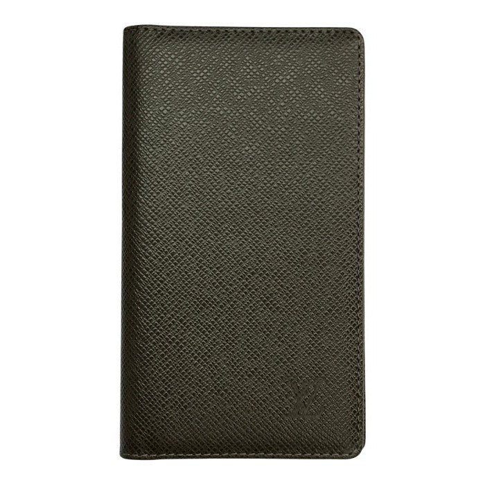 LOUIS VUITTON ルイヴィトン タイガ アジェンダポッシュ 手帳カバー ユニセックス シンプル リングなし ブラウン R20415 中古 T1