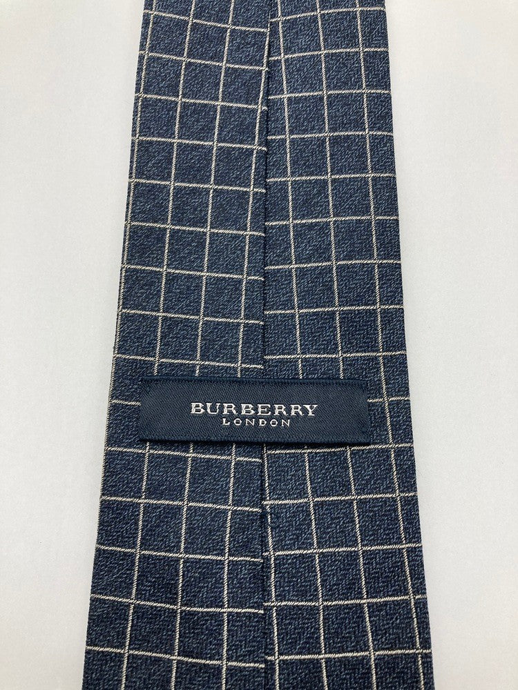 BURBERRY London バーバリー ロンドン 格子柄 ネクタイ シルク100％ 中古 D4