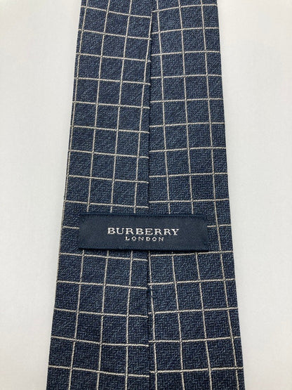 BURBERRY London バーバリー ロンドン 格子柄 ネクタイ シルク100％ 中古 D4