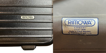 RIMOA リモワ サルサ 2輪 キャリーケース 機内持ち込みOK スーツケース TSAロック付 廃盤 希少 ブラック 中古 W４