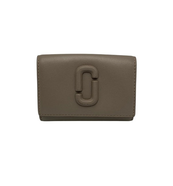 MARC JACOBS マークジェイコブス ザ レザー カバード Jマーク トライフォールド ウォレット 三つ折り財布 中古 D4