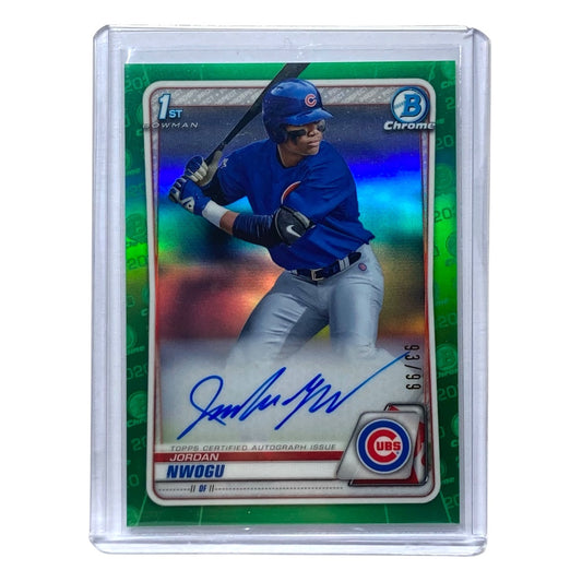 TOPPS MLBカード BOWMAN CHROME JORDAN NWOGU CUBS 93/99 #CDA-JN 中古 IT2