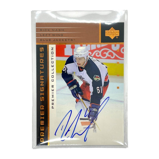 UPPER DECK NHLカード PREMIER COLLECTION RICK NASH BLUE JACKETS #S-RN 中古 IT1