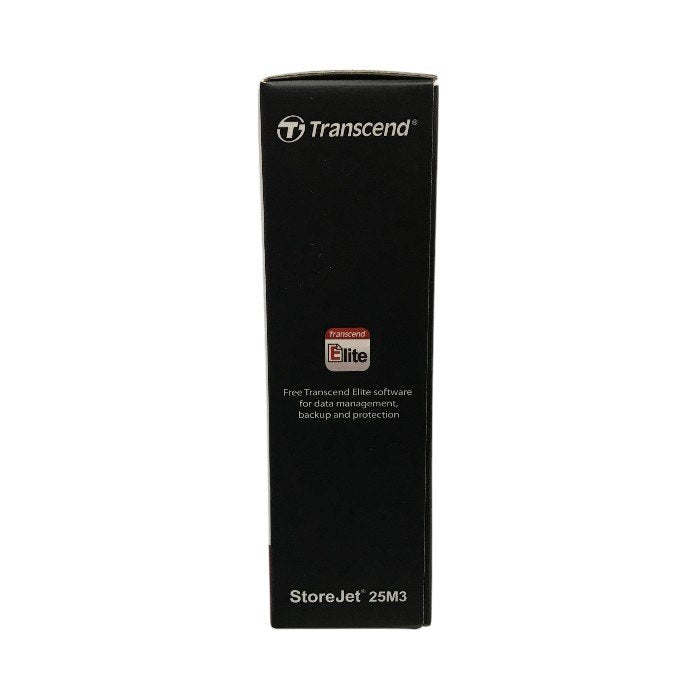 Transcend StoreJet ポータブルHDD 2TB アイロングレー 外付け 耐衝撃 スリムタイプ USB3.1 Gen1 TS2TSJ25M3S 中古 T1