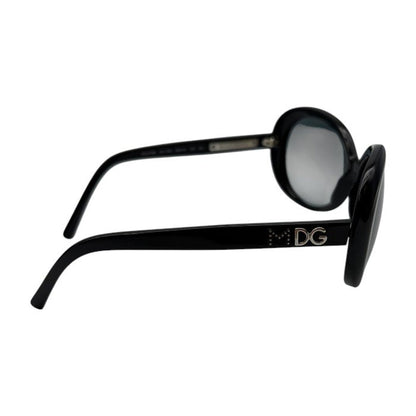 DOLCE&GABBANA ドルチェ＆ガッバーナ サングラス レディース マドンナモデル MDG プラスチック 樹脂 ブラック DG4096 中古 W1