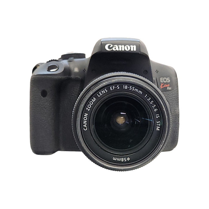 Canon キヤノン EOS kiss X8i レンズキット AFデジタル一眼レフカメラ ブラック 2420万画素 中古 T1