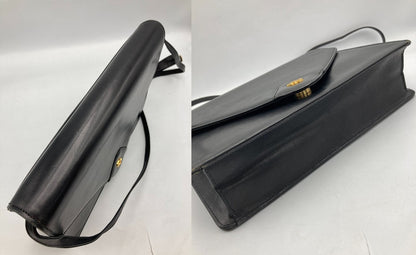 Christian Dior クリスチャンディオール ヴィンテージ レザー ショルダーバッグ 中古 D4