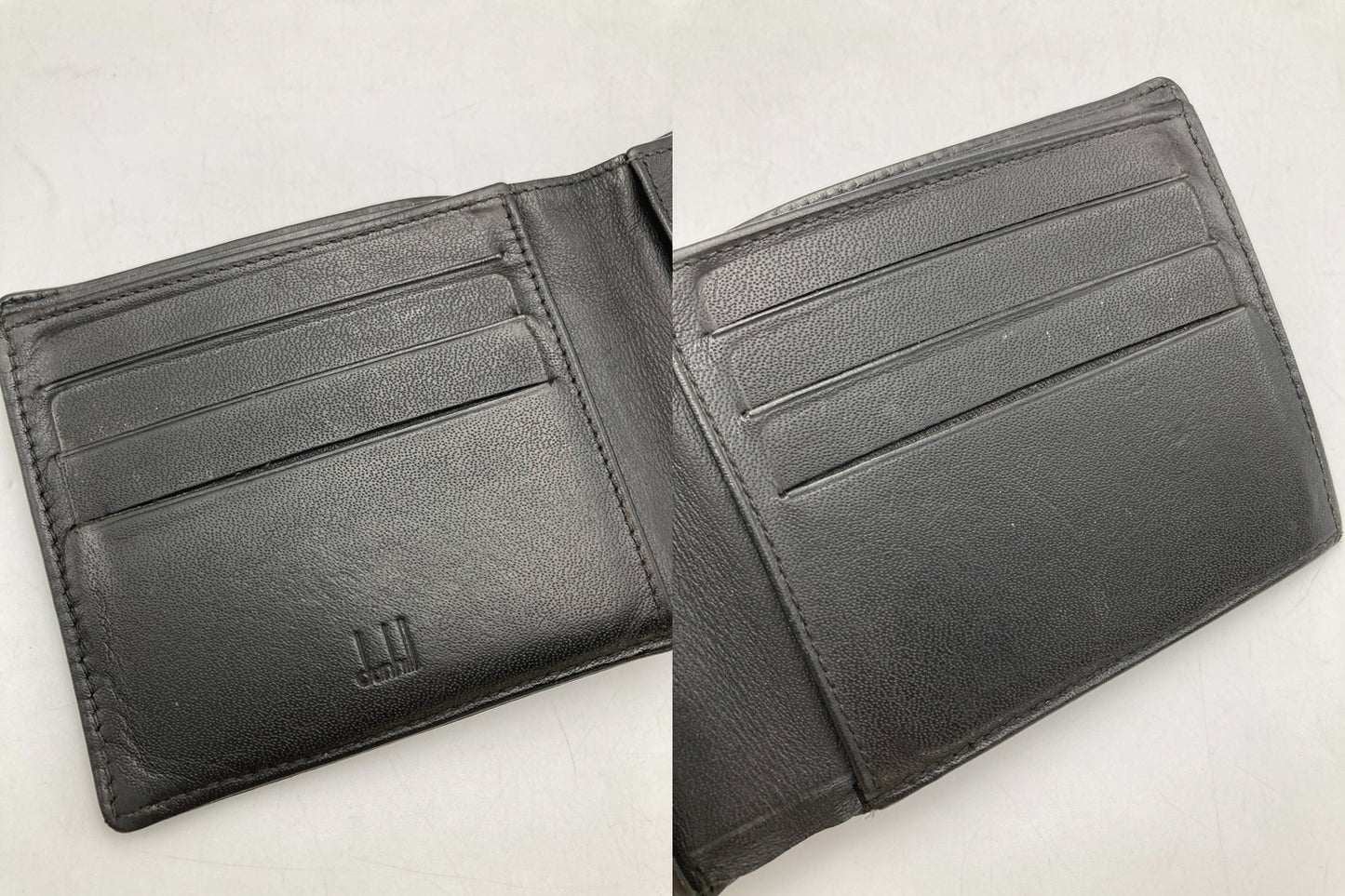 dunhill ダンヒル レザー 2つ折り 札入れ 中古 D4