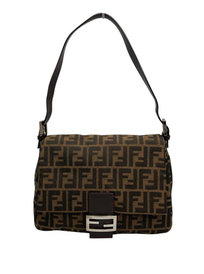 FENDI フェンディ ズッカ柄 マンマバケット ワンショルダーバッグ 中古 D4