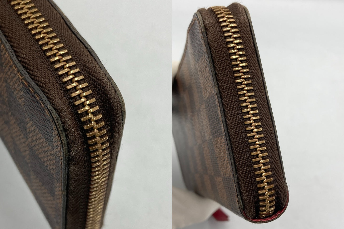 LOUIS VUITTON ルイヴィトン ダミエ ポルトフォイユ・クレマンス N60534 中古 D4