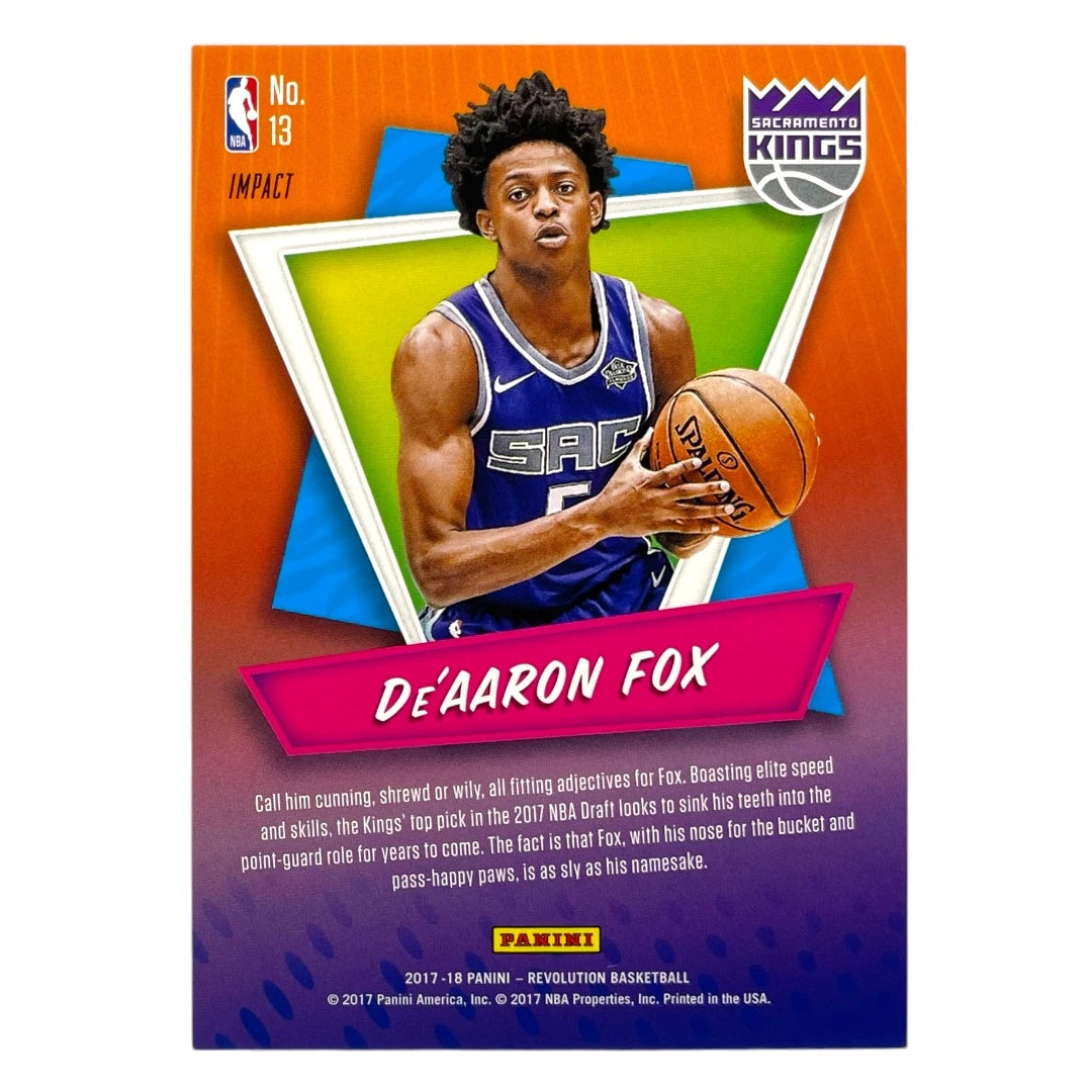PANINI NBAカード REVOLUTION DE'AARON FOX KINGS #13 中古 IT2