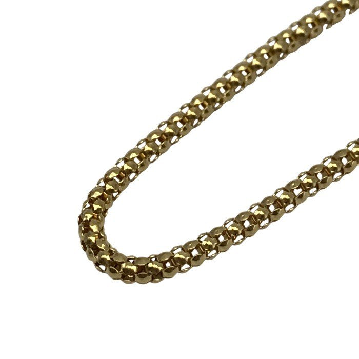 K18 ネックレスチェーン レディース カットポンパチェーン ゴールド 45cm 中古 T1