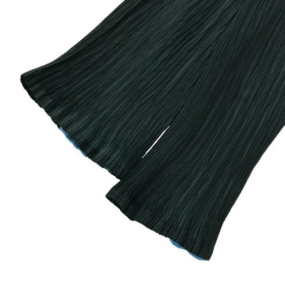 ISSEY MIYAKE イッセイミヤケ ホワイトレーベル ジャケット レディース カーディガン プリーツ 二重 レイヤード グリーン/ブルー系 2サイズ IM42FJ228 中古 T1