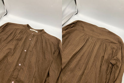 SLOBE IENA Pondichery スローブイエナ ポンディシェリ チュニックブラウス 410431PB1 フリーサイズ 中古 D4