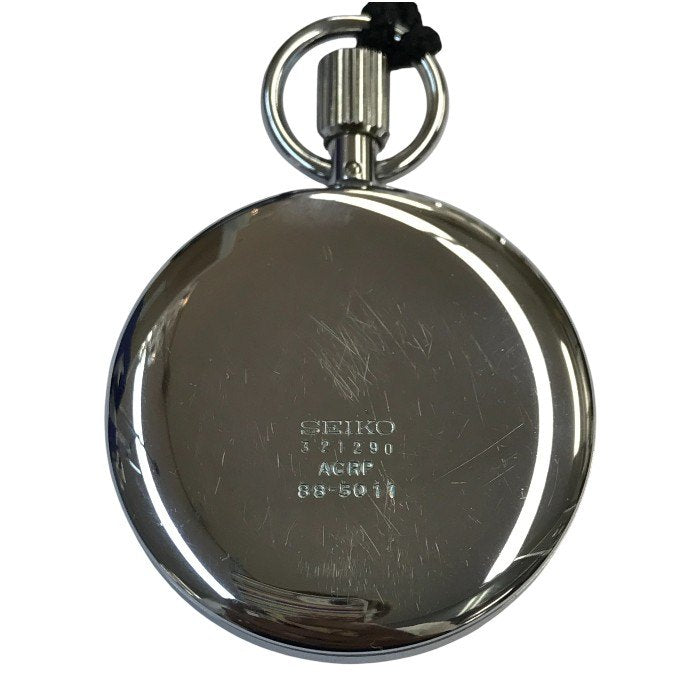 SEIKO セイコー ストップウォッチ アナログ 手巻き 30分計 ビンテージ S型 シルバー/ホワイト 88ST 885011 中古 T1