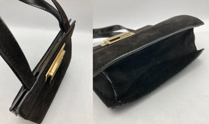 GUCCI グッチ スエード ミニハンドバッグ  007 2046 0284 中古 D4
