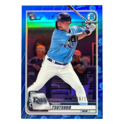 TOPPS MLBカード BOWMAN CHROME YOSHI TSUTSUGO TAMPA BAY RAYS /150 #37 中古 IT2