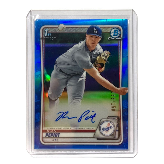 TOPPS MLBカード BOWMAN CHROME RYAN PEPIOT DODGERS 066/150 #CPA-RPE 中古 IT2
