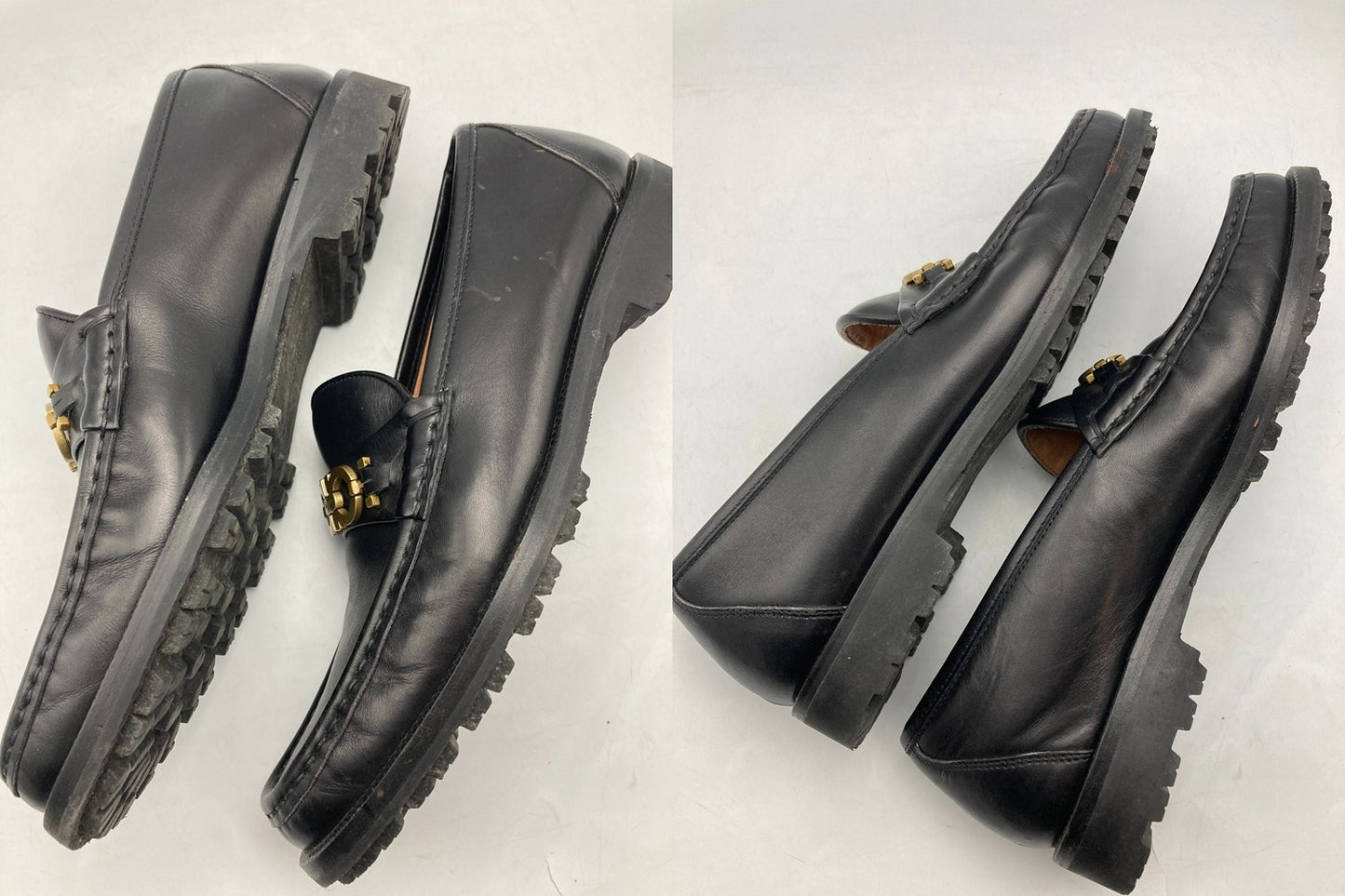 Salvatore Ferragamo サルヴァトーレフェラガモ ガンチーニ ローファー UR31285 サイズ8 メンズ 中古 D4