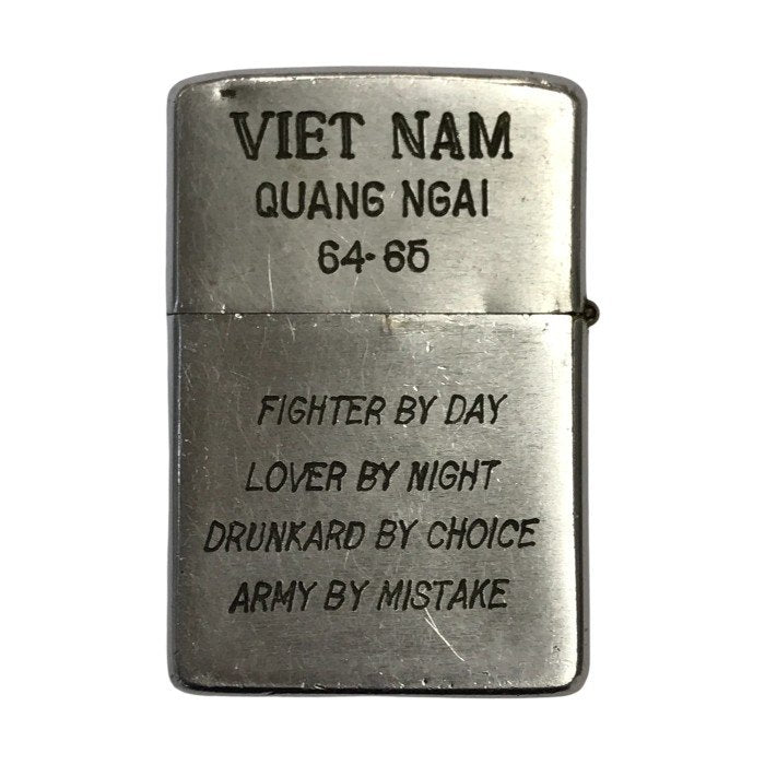 ZIPPO ジッポー VIETNAM 64-65 オイルライター 地図 ベトナム戦争 コレクション 中古 T1