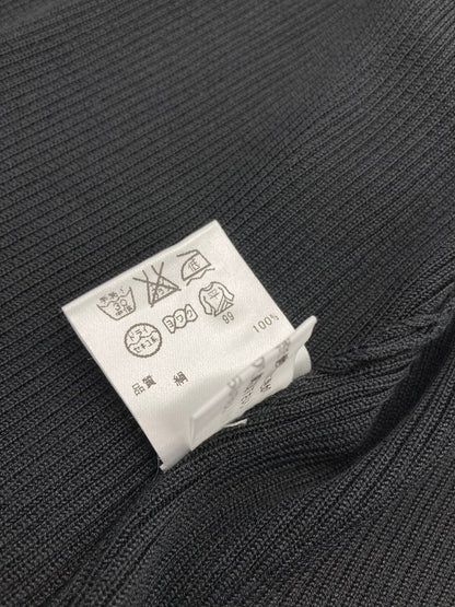 TOCCA トッカ シルク100％ カーディガン 袖リボン ブラック サイズXS 中古 D4