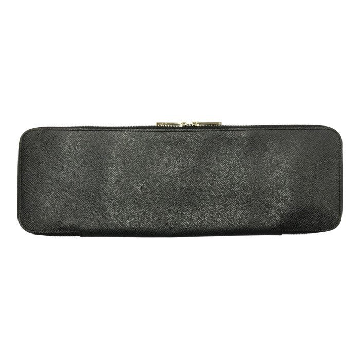 LOUIS VUITTON ルイヴィトン タイガ エテュイ 5 クラヴァット ネクタイケース メンズ ビジネス 出張 旅行 ブラック M30302 中古 T1