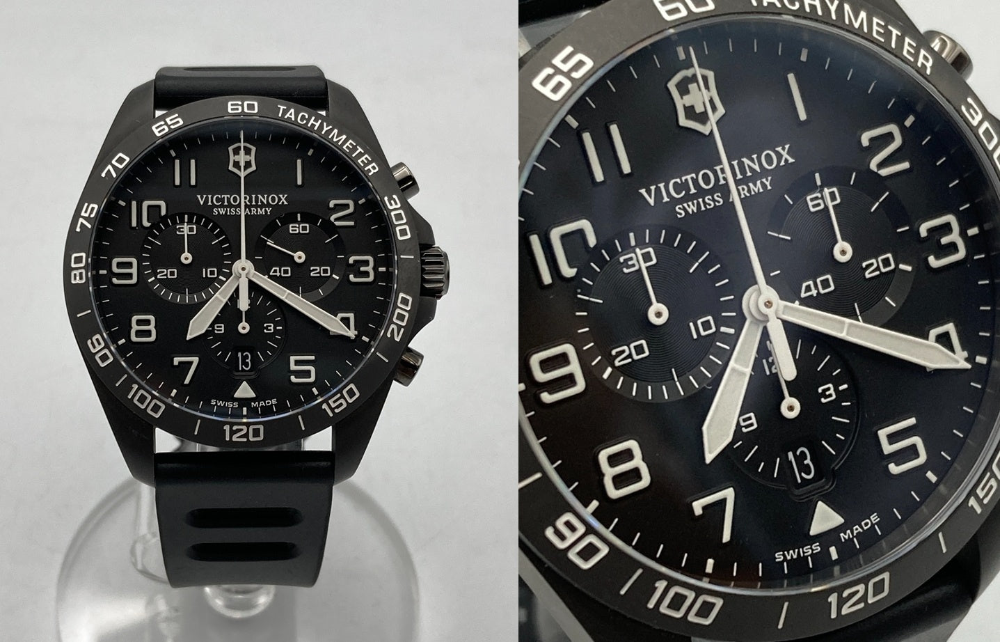 VICTORINOX ビクトリノックス フィールドフォース スポーツ クロノ 腕時計 クオーツ 241926.1 中古 D4