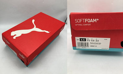 PUMA プーマ V コート バルク スニーカー 389907 01 レディース サイズ23.5cm 中古 D4