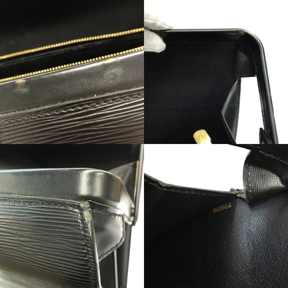 LOUIS VUITTON ルイ ヴィトン エピ セルヴィエット フェルモワール ビジネスバッグ メンズ ブリーフケース ドクターバッグ ノワール M54352 中古 T1