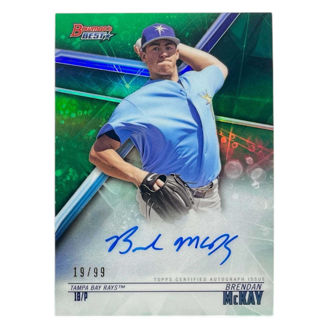 TOPPS MLBカード BOWMAN'S BEST BRENDAN MCKAY TAMPA BAY RAYS /99 #B18-BM 中古 IT2