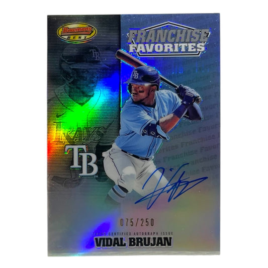 TOPPS MLBカード BOWMAN'S BEST VIDAL BRUJAN TAMPA BAY RAYS /250 #FFA-VB 中古 IT2