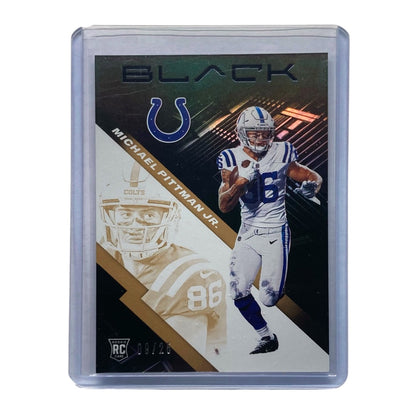 PANINI NFLカード BLACK MICHAEL PITTMAN JR. COLTS 09/25 #119 中古 IT2