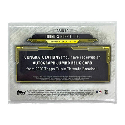 TOPPS MLBカード TRIPLE THREADS LOURDES GURRIEL JR. TORONTO BLUE JAYS 03/75 #ASJR-LG 中古 IT1
