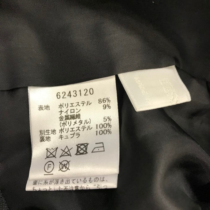 Rene ルネ ジャケット レディース ボレロ ノーカラー ラメ ショート丈 ブラック 34サイズ 6243120 中古 T1
