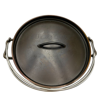 UNIFLAME ユニフレーム 10インチ SUPER DEEP ダッチオーブン スーパーディープ アウトドア キャンプ 中古 W４