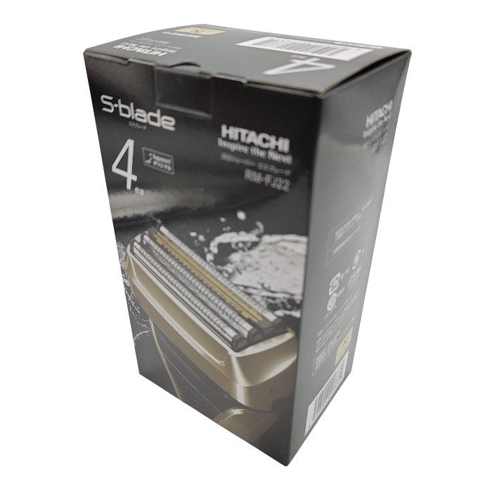 【未使用品】 HITACHI 日立 S-blade エスブレード 4枚刃 シェーバー RM-FJ22 (N ゴールド) 中古 H4