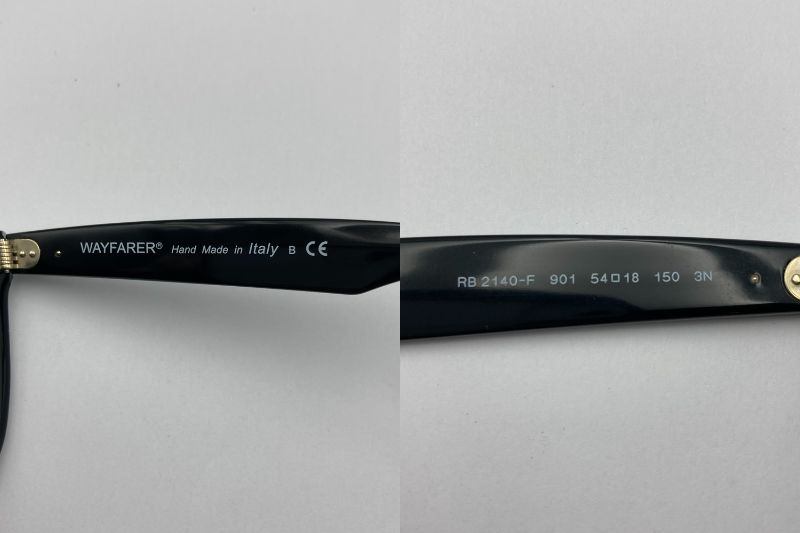 RayBan WAYFARER レイバン ウェイファーラー サングラス RB2140-F 901 54 150 中古 D4