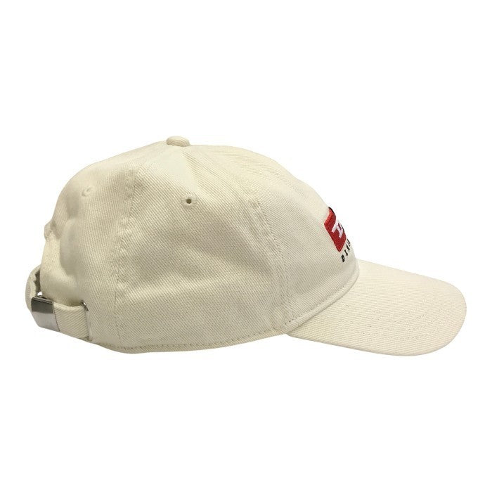 DIESEL ディーゼル CORRY-DIV-WASH キャップ ユニセックス コットン 帽子 ロゴ ホワイト サイズ2 A11356 中古 T1