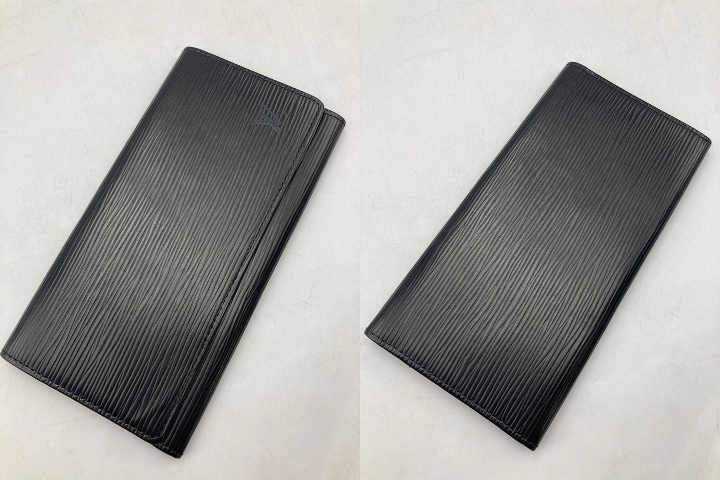 LOUIS VUITTON ルイヴィトン エピ ポルトエン3 カルトクレディ ノワール M63532 長財布 中古 D4