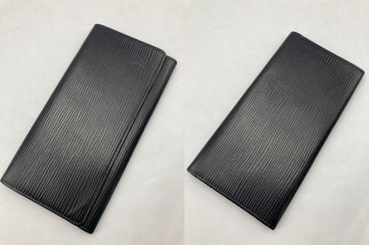 LOUIS VUITTON ルイヴィトン エピ ポルトエン3 カルトクレディ ノワール M63532 長財布 中古 D4
