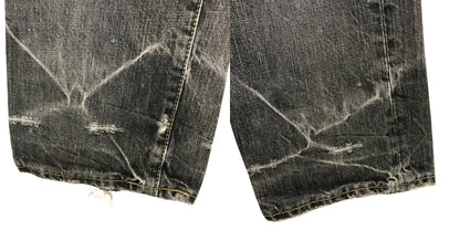 HYSTERIC GLAMOUR ヒステリックグラマー ジーンズ メンズ スタッズ ダメージ加工 32インチ デニム ボトムス カジュアル 中古 W1