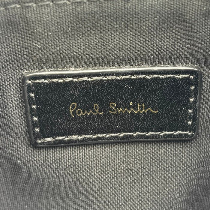 paulsmith ポールスミス ショルダーバッグ PSN585 鞄 ブラック ナイロン メンズ 肩掛け 斜め掛け 中古 W1