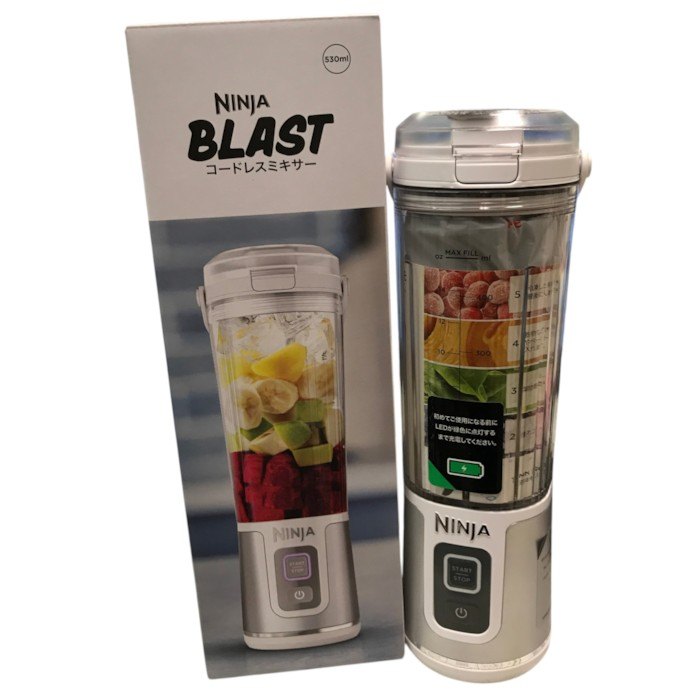 Ninja Blast コードレスミキサー BC151J ホワイト ミキサー ブレンダー shark 中古 Y1