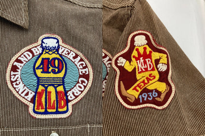 THE REAL McCOY’S ザリアルマッコイズ ワッペン ワークシャツ 半袖 サイズ14 メンズ 中古 D4