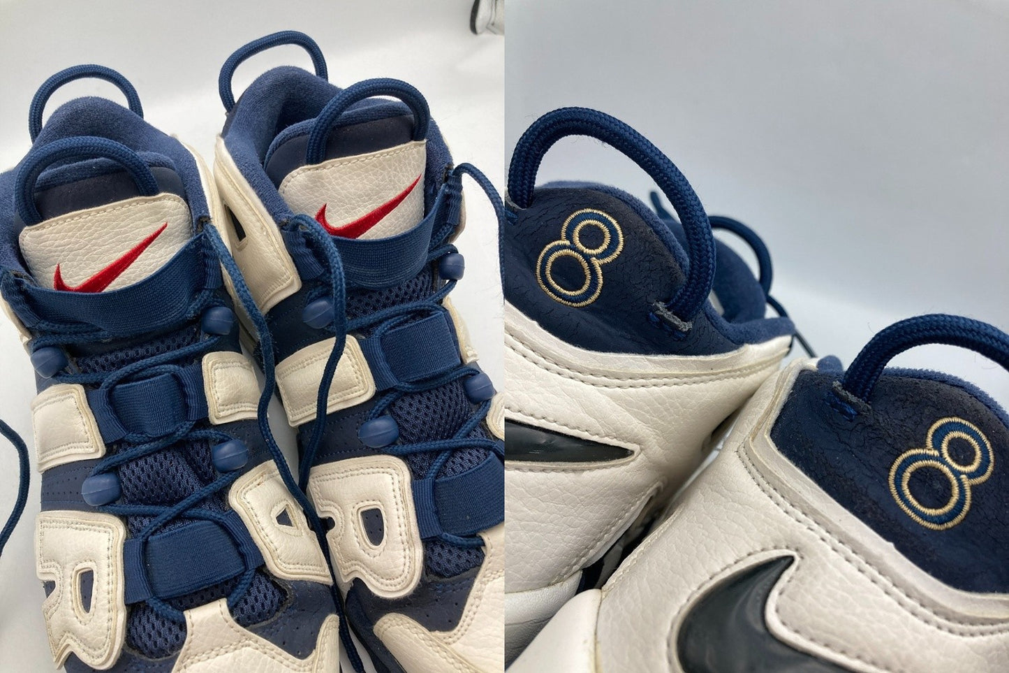 NIKE ナイキ エア モア アップテンポ オリンピック スニーカー 414962-104 サイズ28cm メンズ 中古 D4