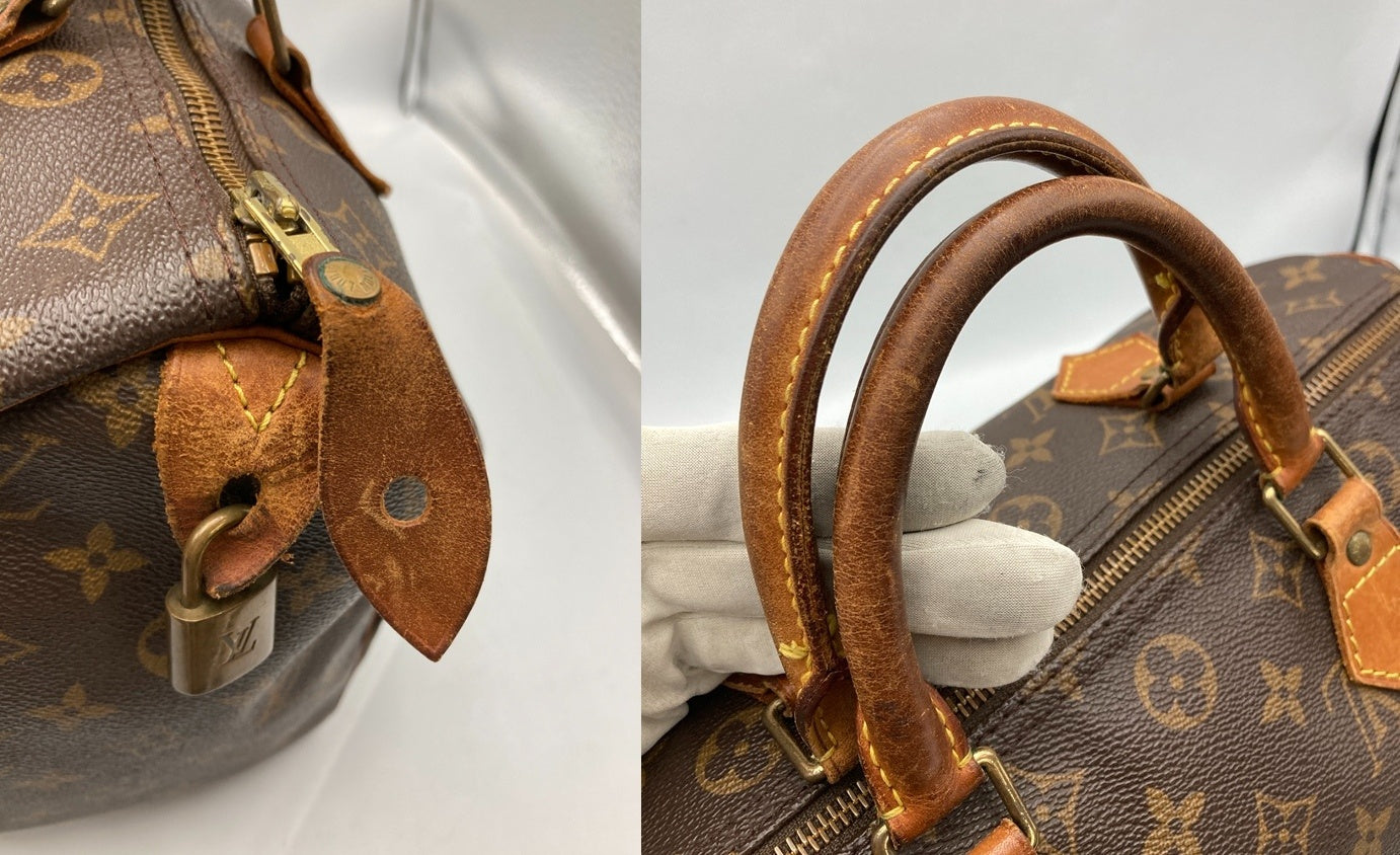 LOUIS VUITTON ルイヴィトン モノグラム スピーディー30 ハンドバッグ M41526 中古 D4