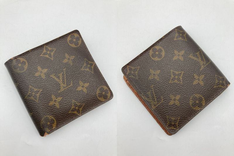 LOUIS VUITTON ルイヴィトン モノグラム ポルトフォイユ・マルコ 2つ折り財布 M61675 中古 D4