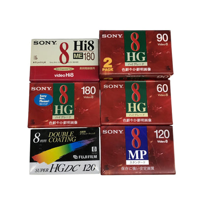 SONY Hi8 ビデオカセットテープ 13点 15本セット+おまけ 8ミリ 記録メディア ハイグレード/スタンダード 中古 T1