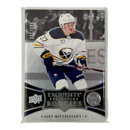 UPPER DECK NHLカード EXQUISITE COLLECTION CASEY MITTELSTADT SABRES /299 #R5 中古 IT1
